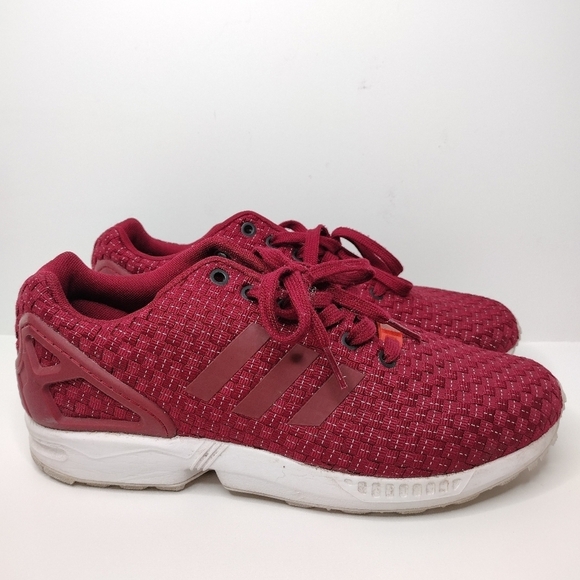 Adidas ZX Flux Burgundy Athletic Shoes main image 10